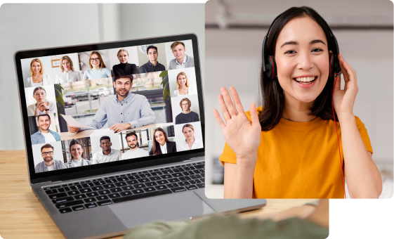 MasterClasses or group Video Conferences offered by thousands of Content Creators, Experts, or Professionals around the world